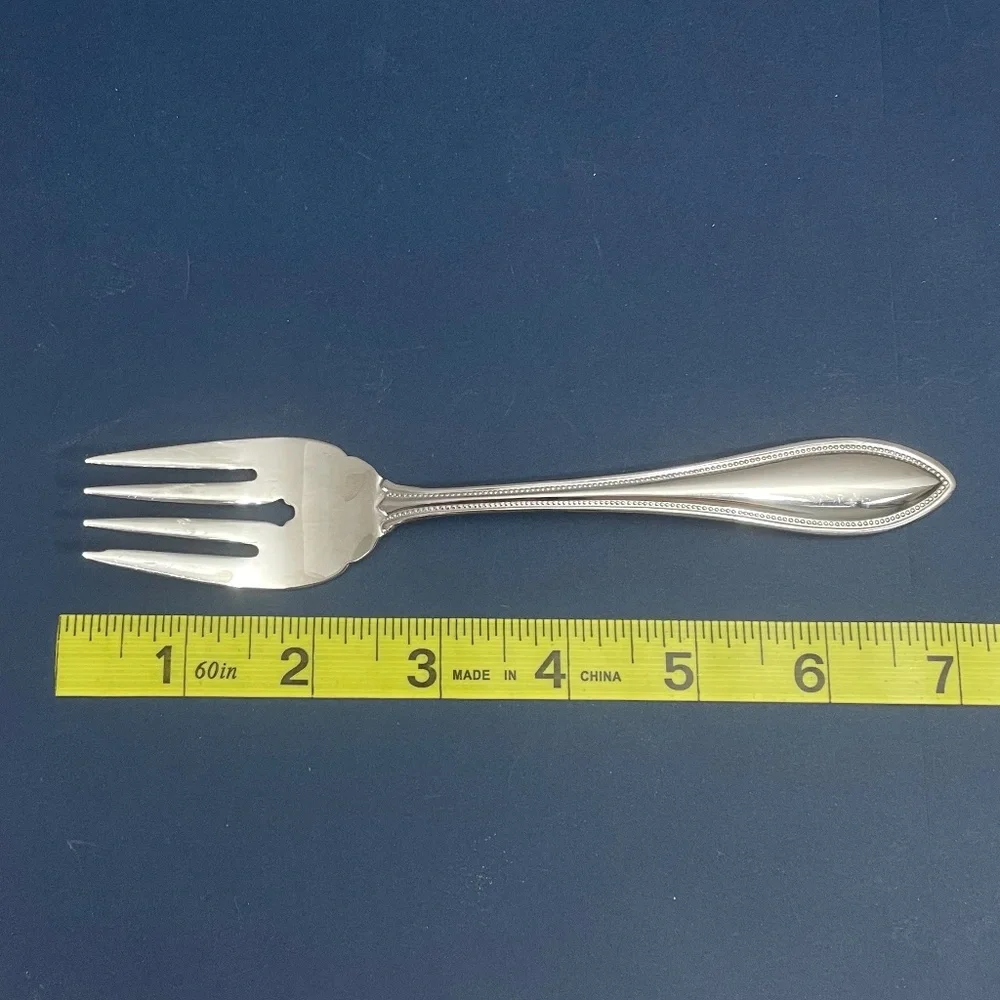 Oneida Arbor American Harmony 6 Salad Dessert Forks Stainless Flatware USA